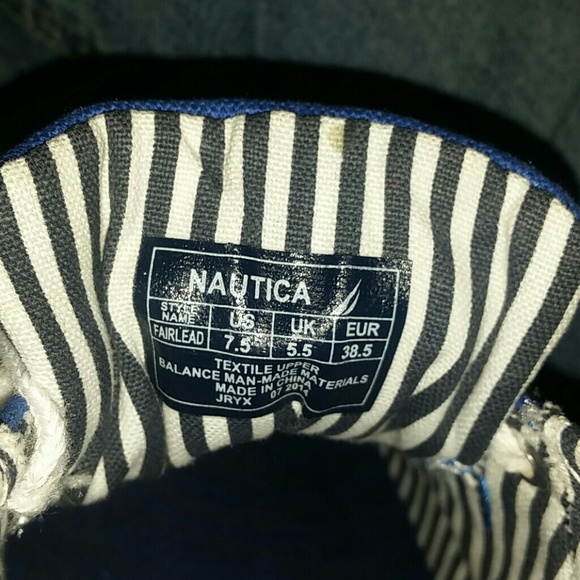 NIB Nautica Sneaker Canvas - Picture 3 of 14